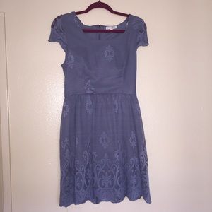Periwinkle lace dress