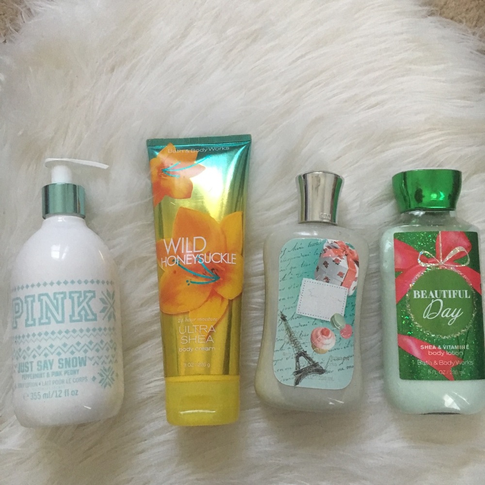 Bath and body works lotion bundle