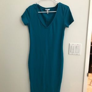Leith long blue dress