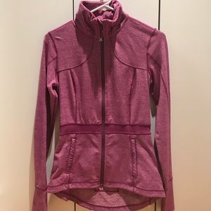 Lululemon high-low ruffle back jacket