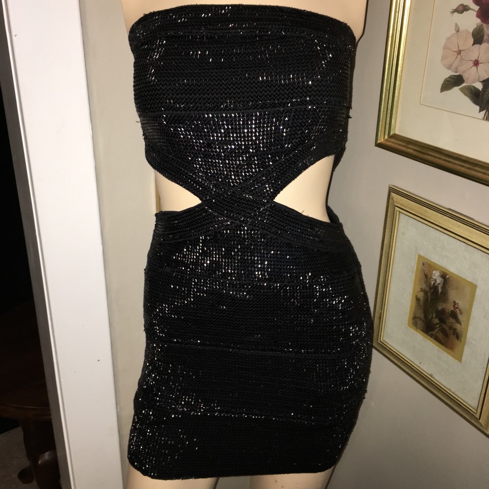 Sexy black dress