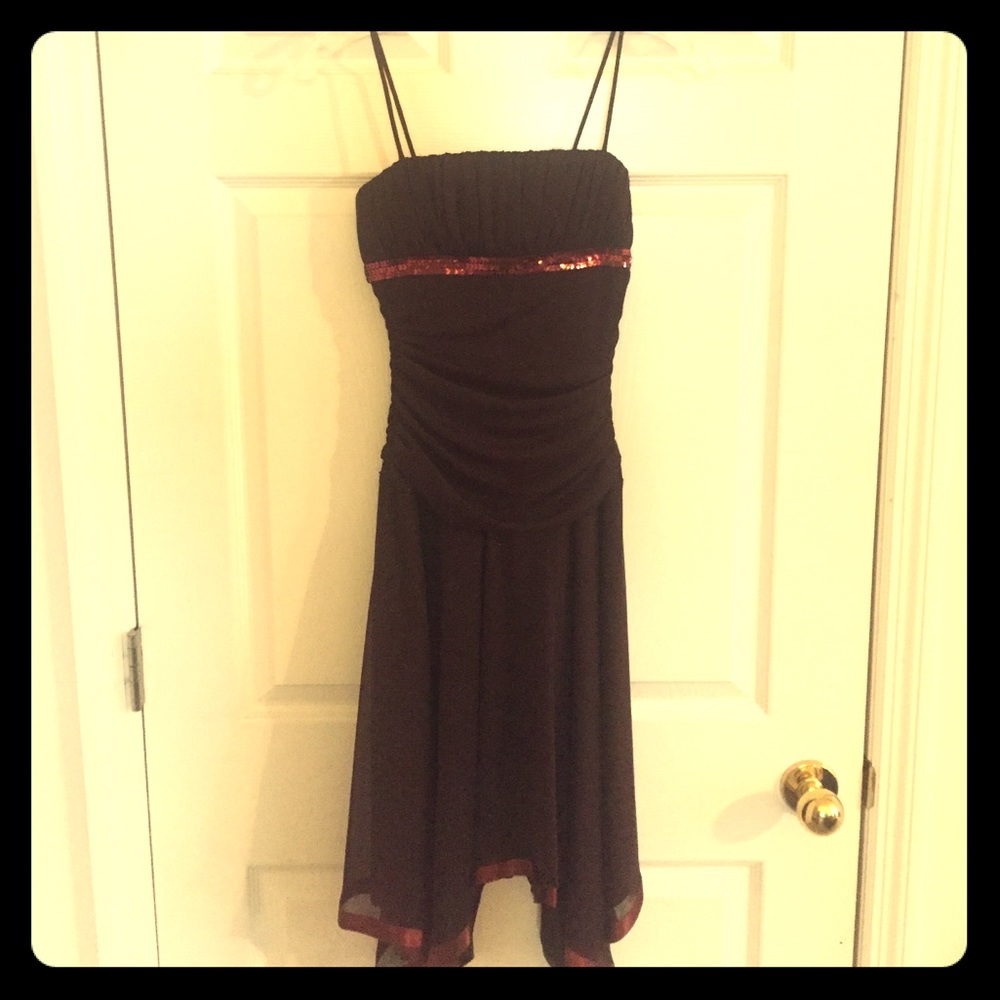Juniors Brown Formal Dress