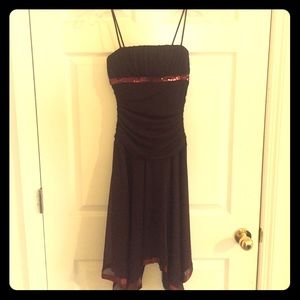 Juniors Brown Formal Dress