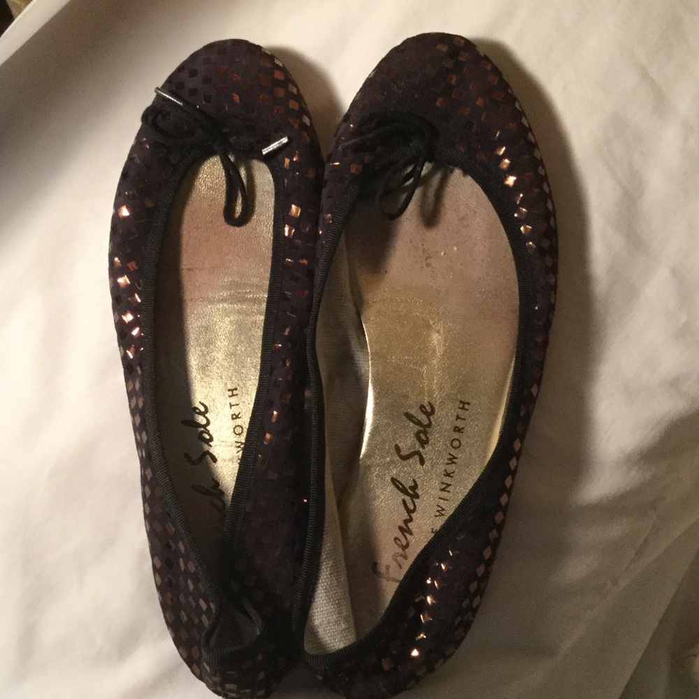 French Sole by Jane Winkworth ballet pumps