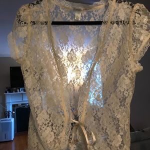 Cute dainty lace shirt