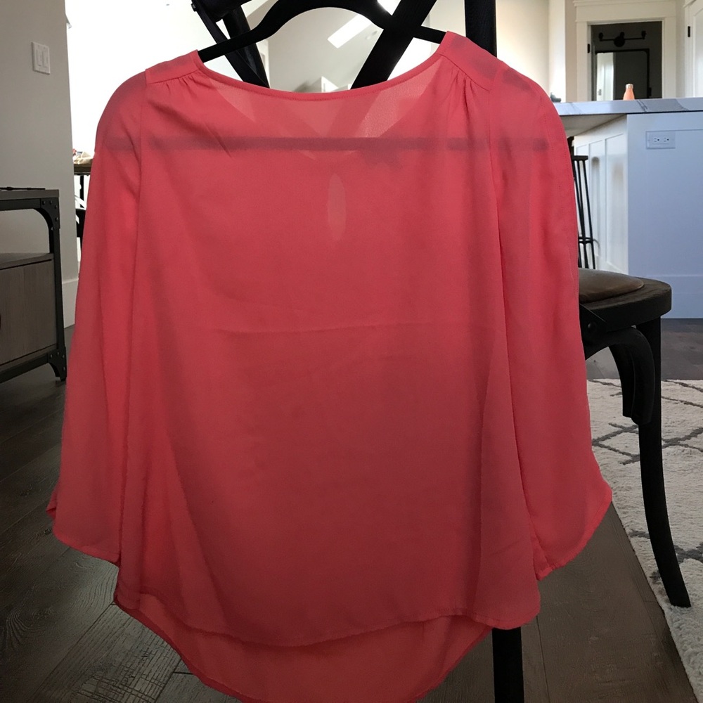 Darling Coral Blouse