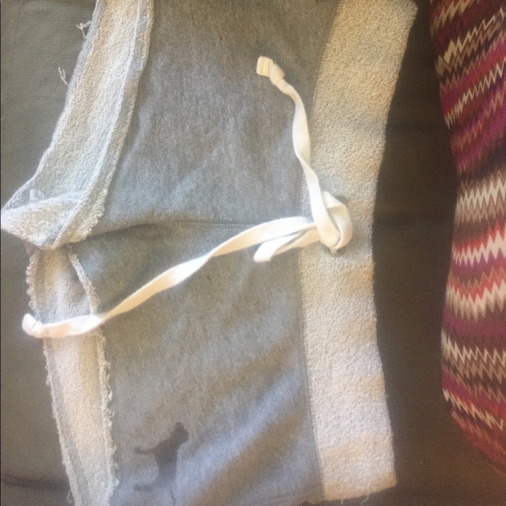 VS Pink  grey sweat shorts