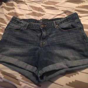 Mossimo cuff jean shorts