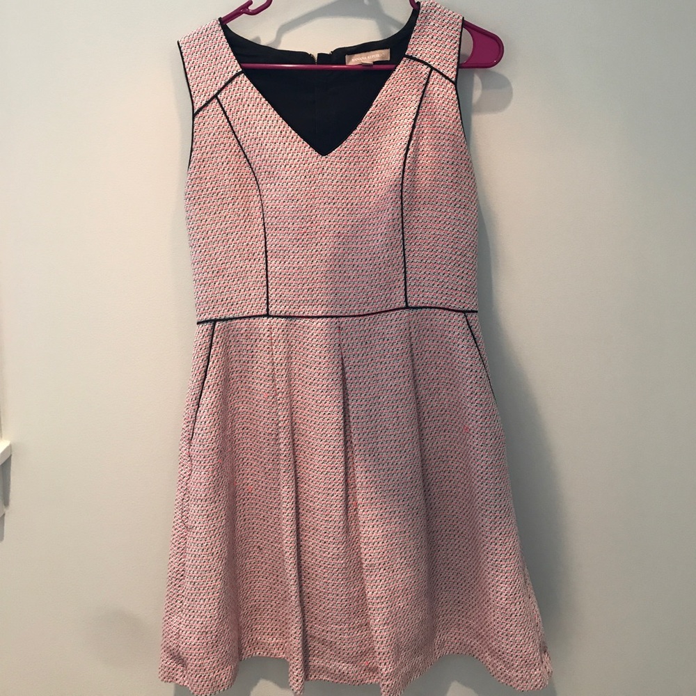 Pink and Black Dress