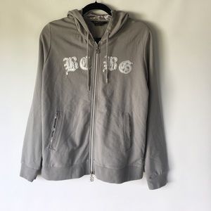 BCBGMaxazria Grey Zip Hoodie NWT BCBGMaxazria Grey Zip Hoodie NWT