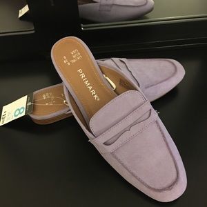 Purple mules US size 8
