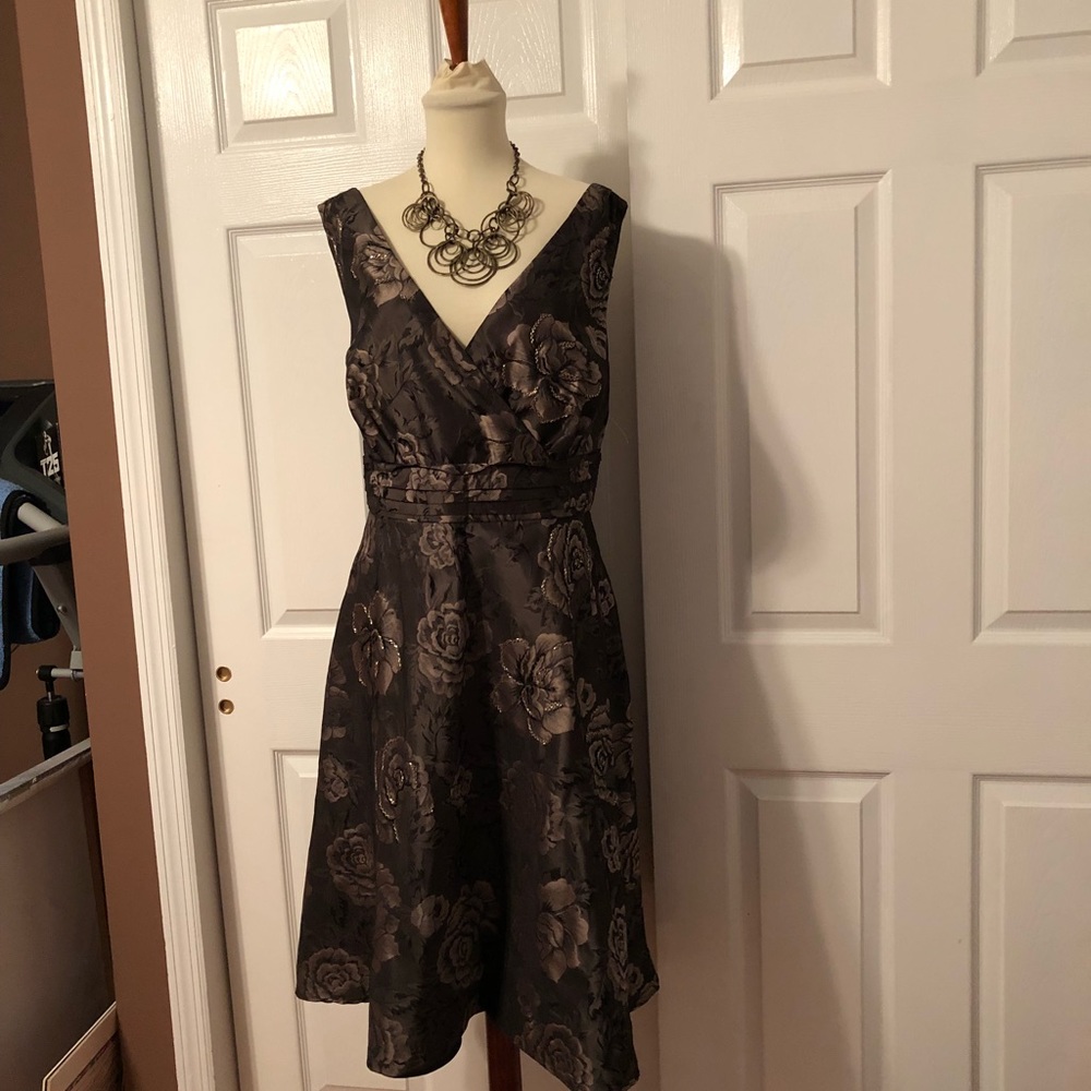 Coldwater Creek Chocolate Brown Cocktail Dress