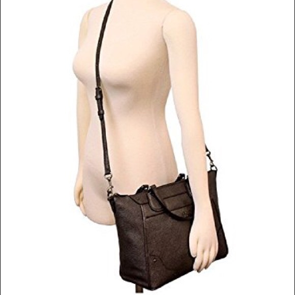 Coach Mickie Satchel Caviar Grain Leather - Picture 2 of 6