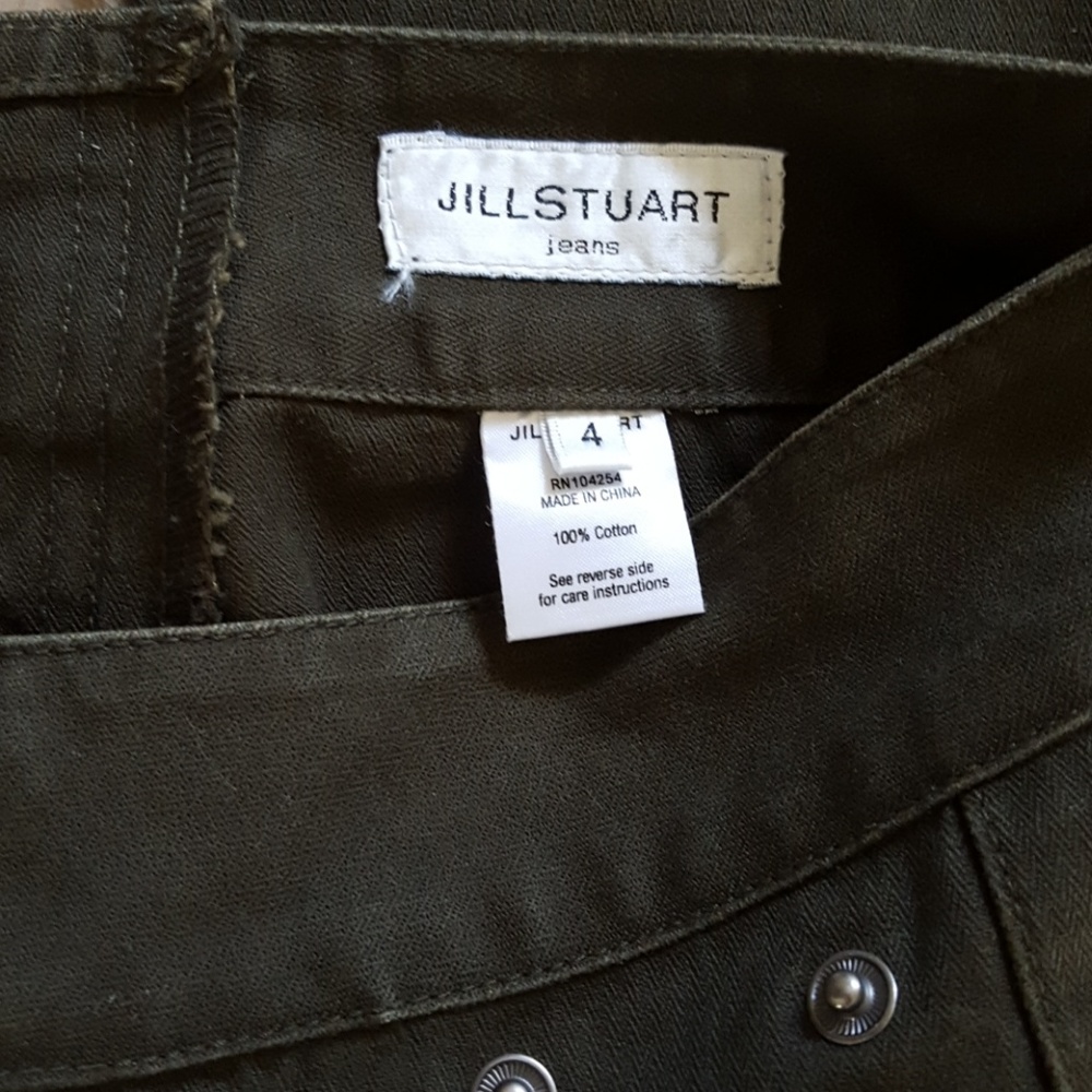 90's Jill Stuart Olive Sailor Jean - Picture 4 of 5