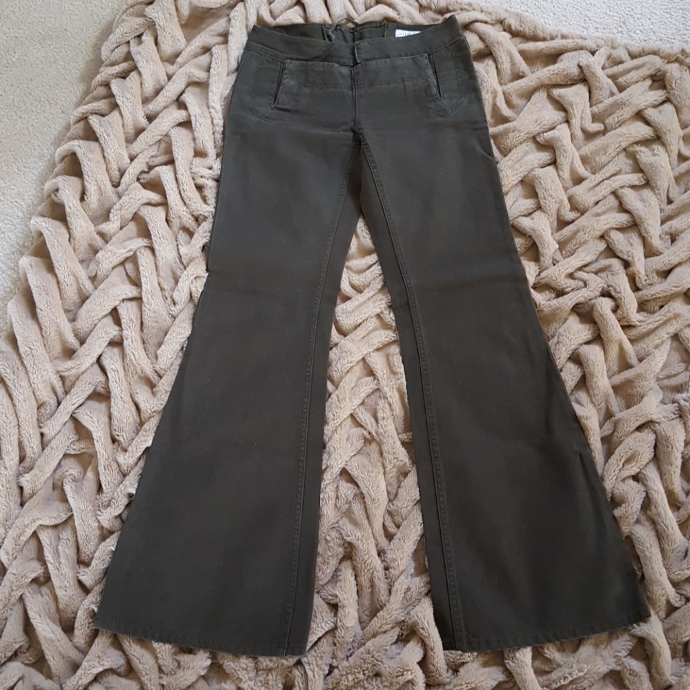 90's Jill Stuart Olive Sailor Jean - Picture 5 of 5