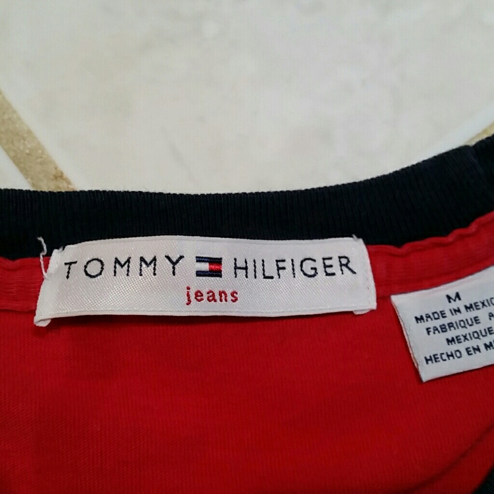 Tommy Hillier Red White & Blue Tee Shirt - Picture 4 of 4