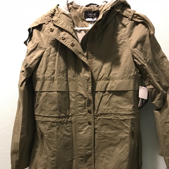 cotton blend coat