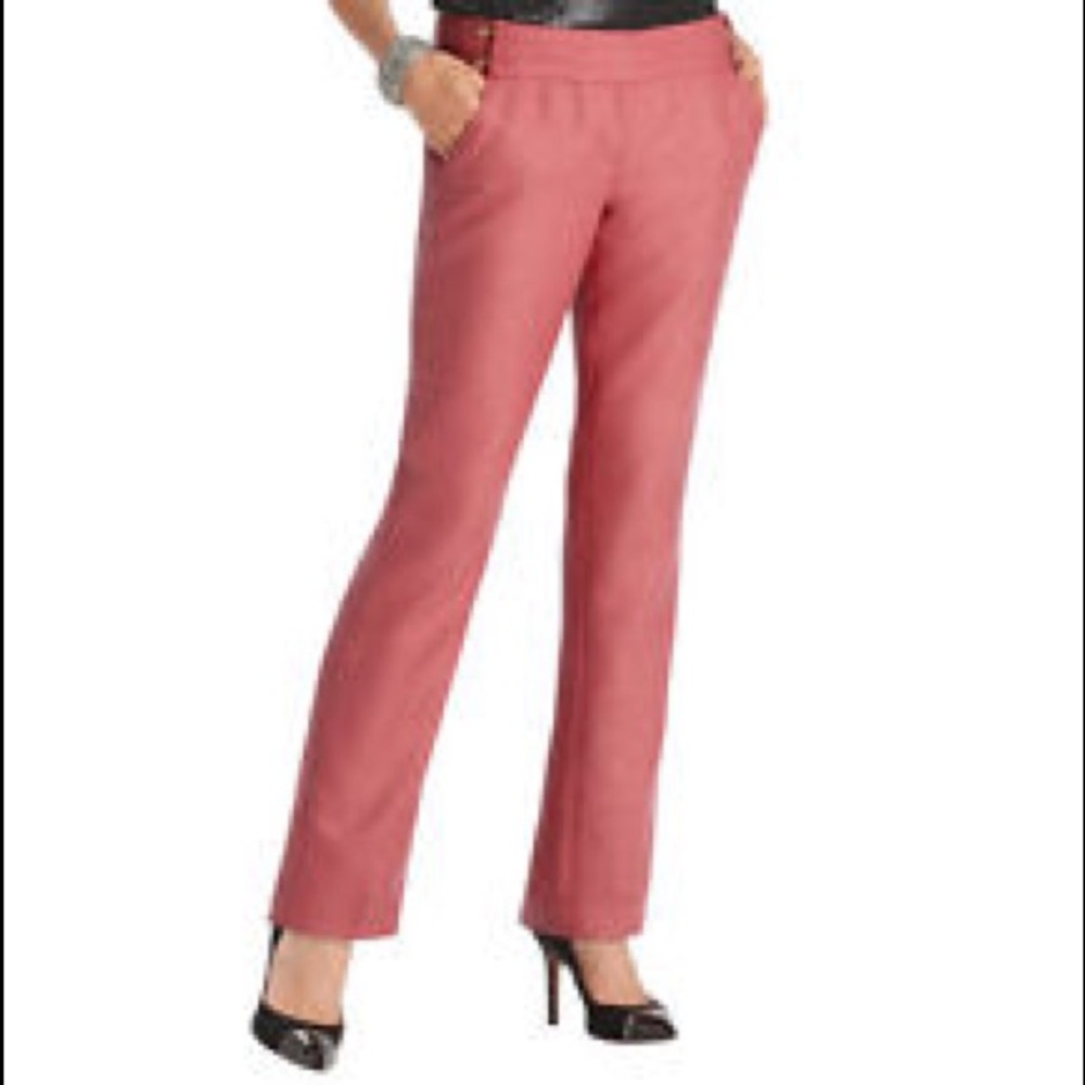 Loft Marisa trousers blush color sz 2