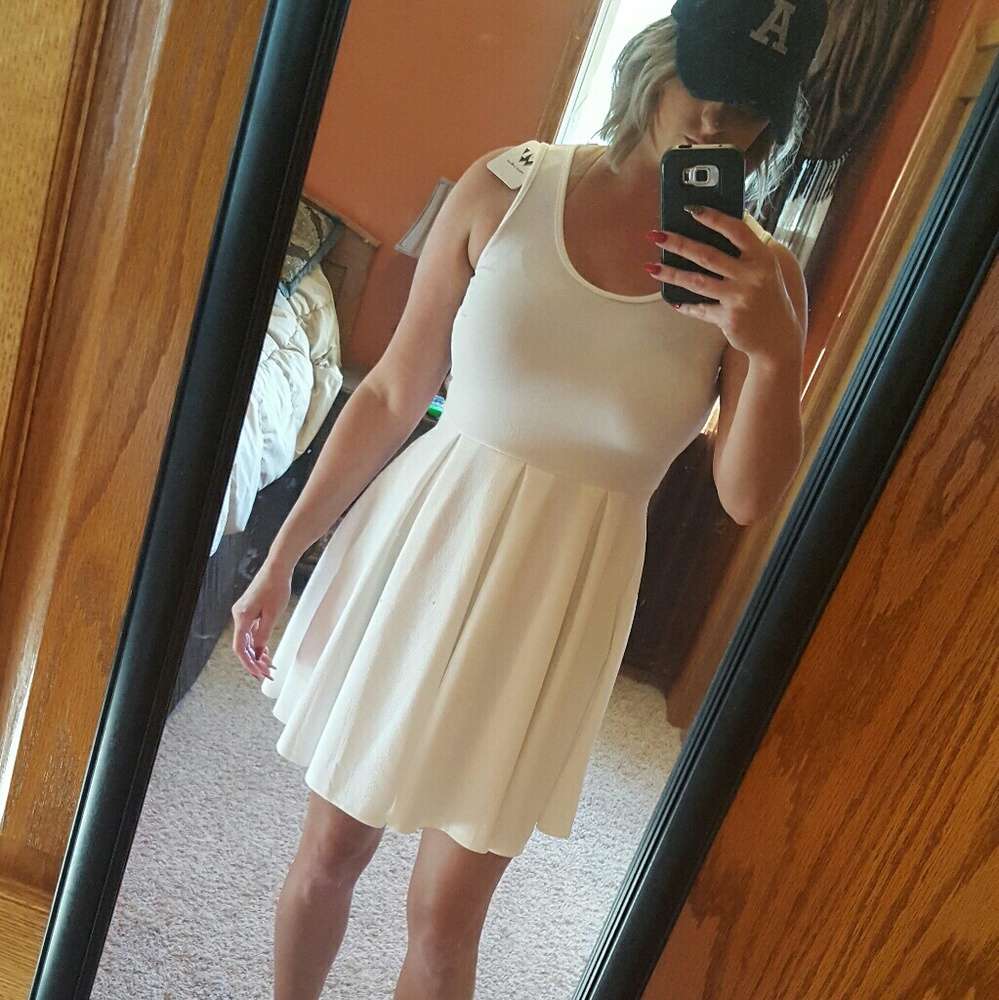 Ivory Dress Fit and Flare