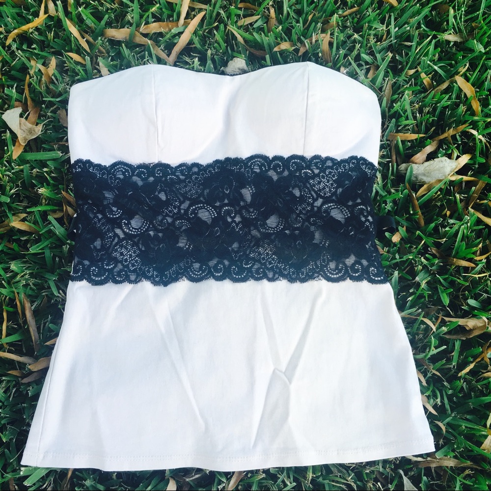 Strapless shirt