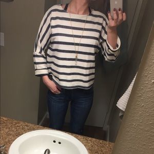 Like new banana republic boatneck striped shirt