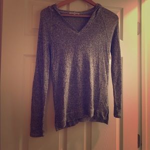 Red haute hooded shirt