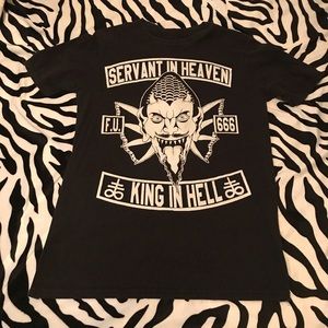 RAD Satanic Servant in Heaven King in Hell Shirt