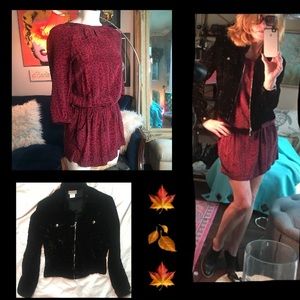 Coldwater creek crushed velvet jacket and dress Coldwater creek crushed velvet jacket and dress
