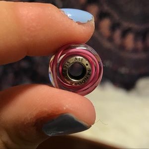 Pink Murano Glass Charm