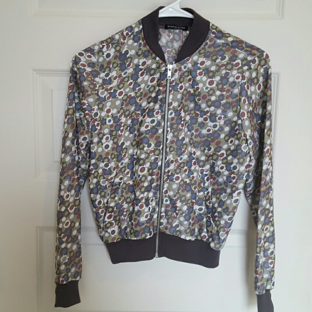 American apparel printed amelia jacket