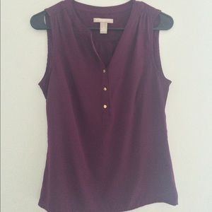 Magenta Banana Republic Blouse Tank