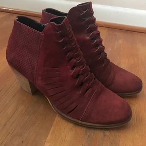 Free People red booties