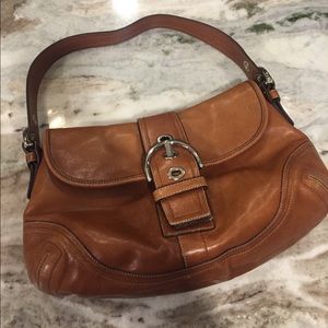 Coach leather bag