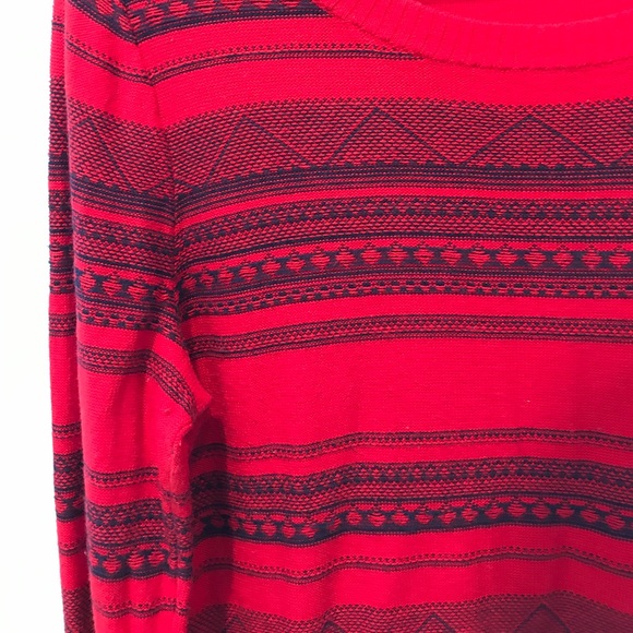 Navy and Red Sweater - Picture 2 of 3