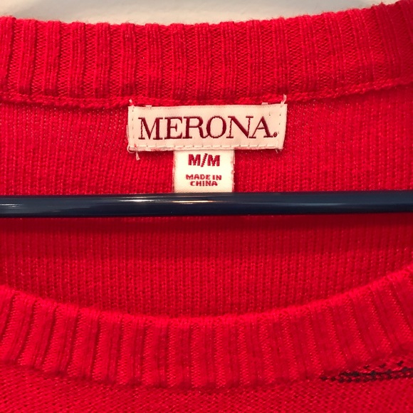 Navy and Red Sweater - Picture 3 of 3