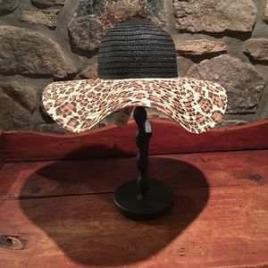 Leopard Print Sun Hat