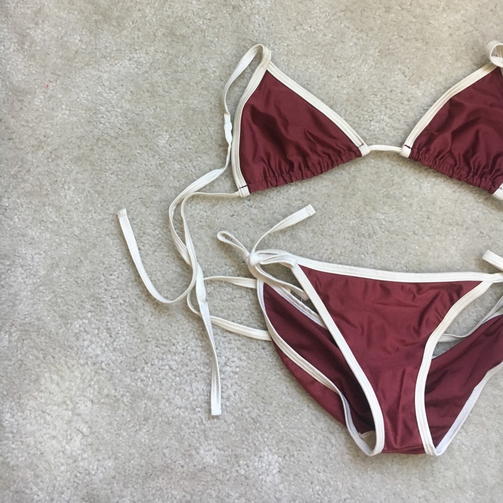 American Apparel Maroon Bikini