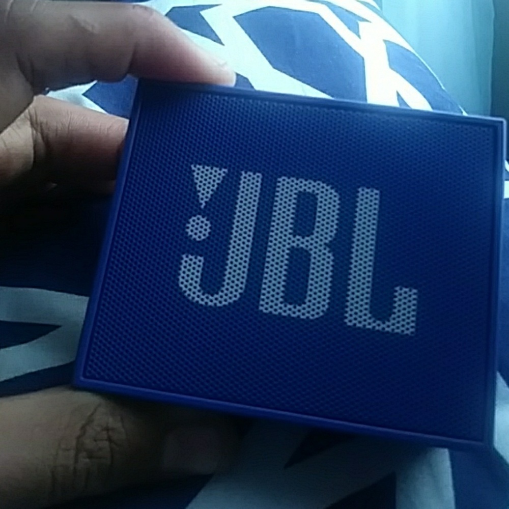 A JBL speaker with charger