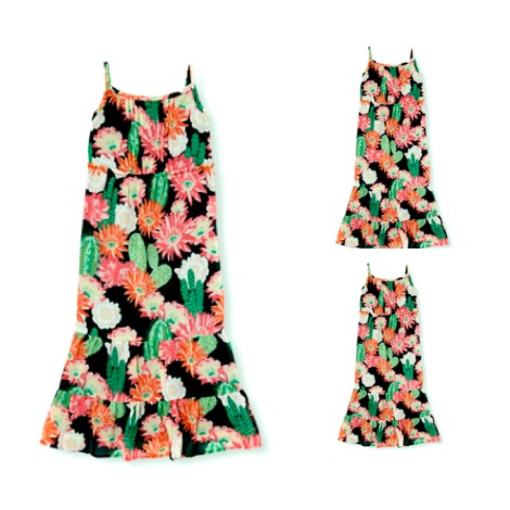 Cactus Bloom Maxi Dress