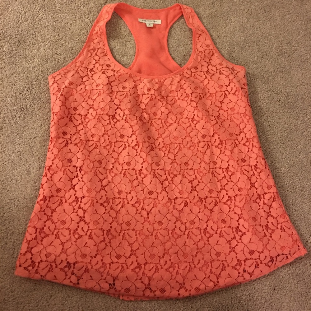 Banana Republic Pink lace tank top