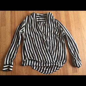 Zara Striped Blouse Size XS