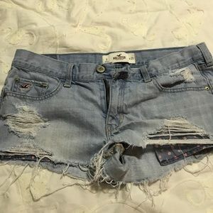 Hollister jean shorts