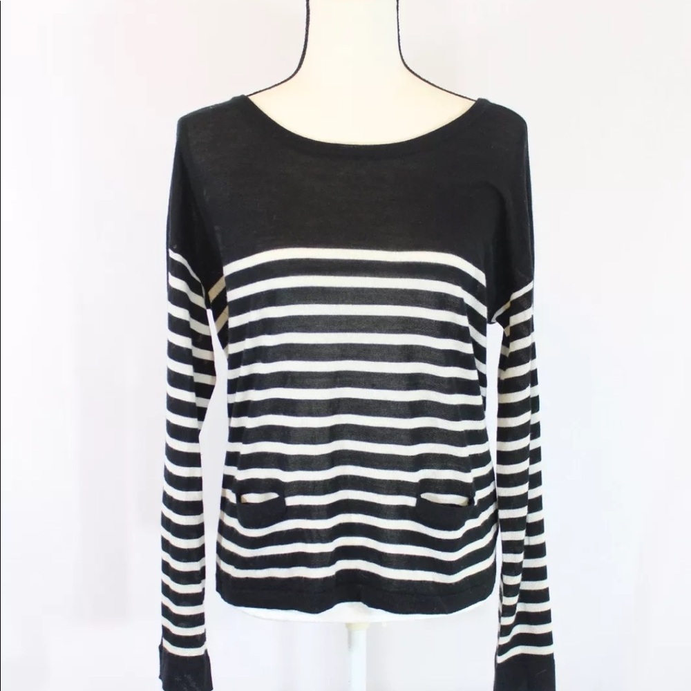 The Limited Womens Sweater Size S Black White