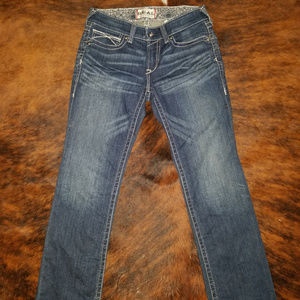 Ariat REAL Denim Straight Leg Jeans 29 Dark Wash