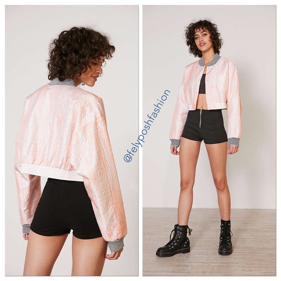 Without Walls Embroidered Parachute Bomber Jacket - Picture 2 of 3