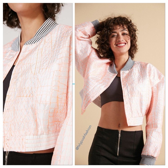 Without Walls Embroidered Parachute Bomber Jacket - Picture 3 of 3