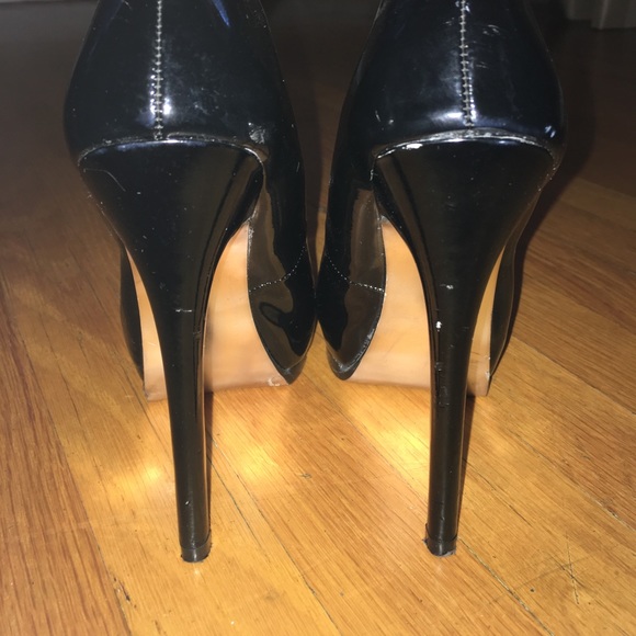 Steve Madden black heels size 6 - Picture 3 of 4