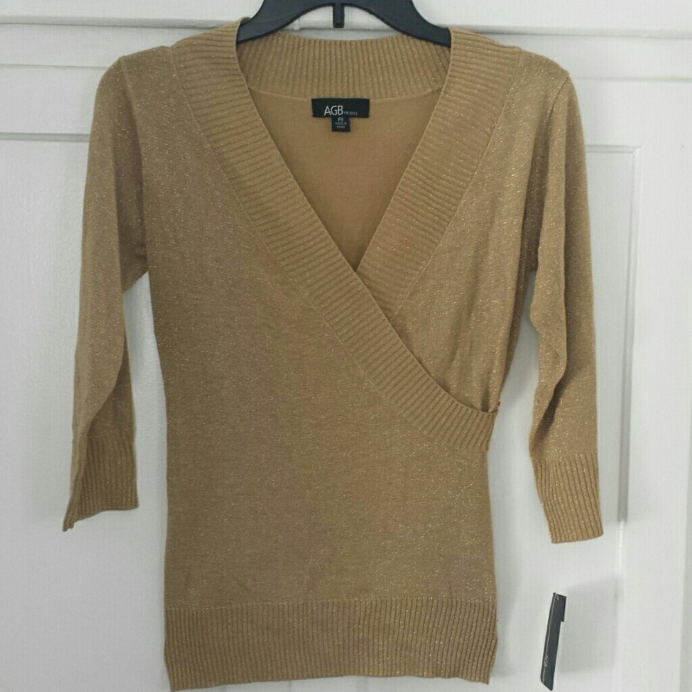 Sweater top / 3/4 sleeve / dressy top
