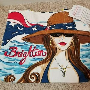 Brighton beach vacation tote