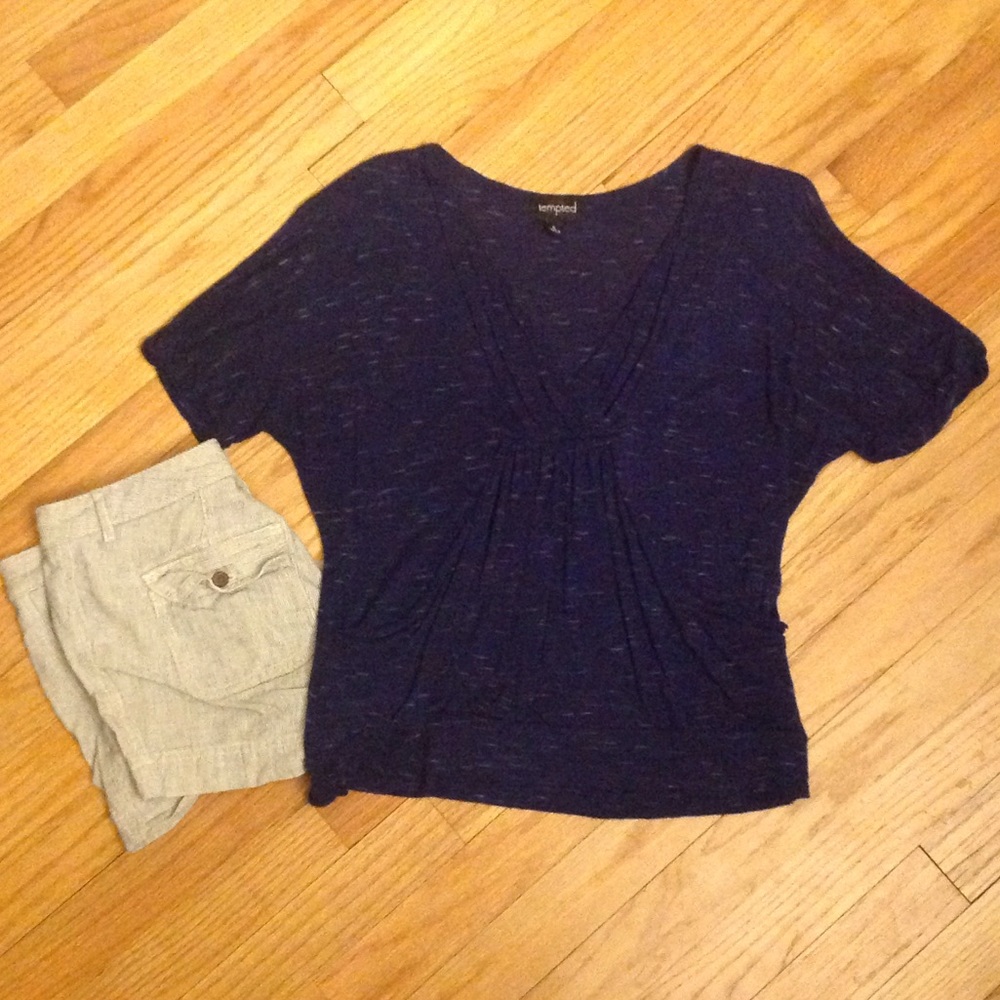 Navy blue blouse